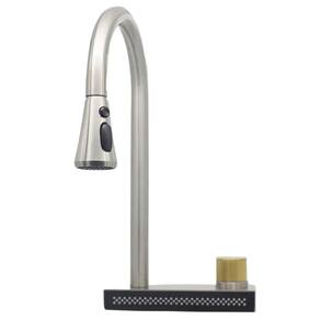 Torneira Misturador Monocomando Cascata Cozinha DG1027 Escovado