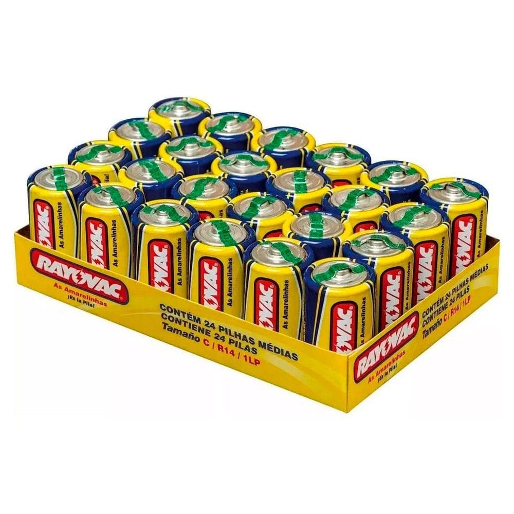 Pilha Comum C Bandeja Com 12 Pilhas 10105