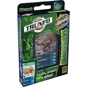 Super Trunfo Dinossauros - Jogo de Cartas com Curiosidades