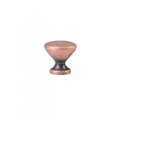 Puxador De Gaveta Zamac Sobrepor Zen Cup - Cobre Vecchio