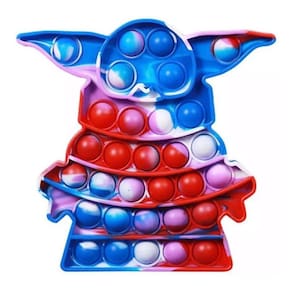 Pop It Fidget Toy Pop Bublle Sensorial Yoda Tie Dye Kids