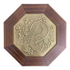 Quadro Feng Shui Meditação Zen Madeira 18 Cm - Escolha A Cor