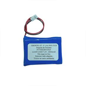 Bateria Li-Ion 7,4V 800Mah Motor Endodôntico Saevo E D700