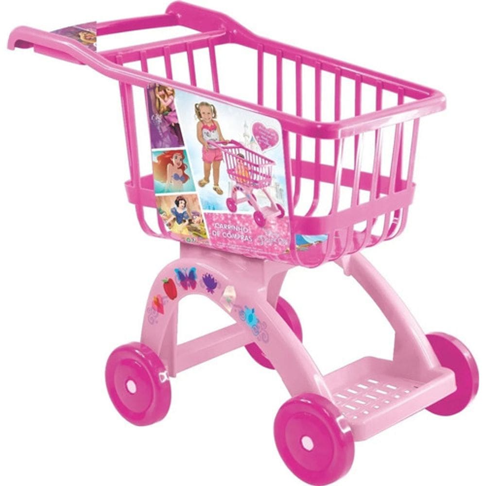 Carrinho De Compras Infantil Princesas Disney Supermercado