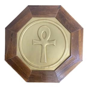 Quadro Feng Shui Meditação Zen Madeira 18 Cm - Escolha A Cor