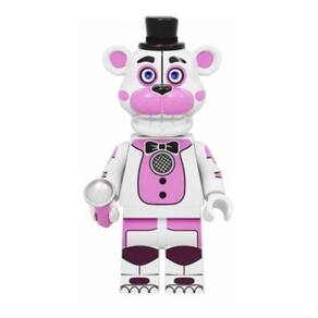 White Freddy Five Nights At Freddy Boneco Blocos De Montar