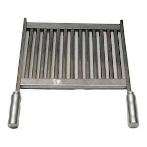 Grelha Para Churrasco Em Inox Uruguaia De 60X48Cm