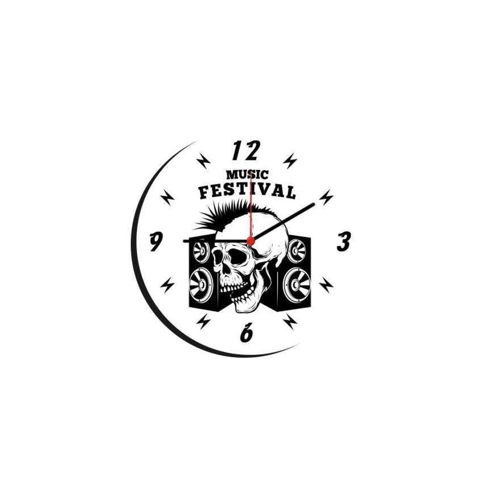 Relógio De Parede Decorativo Estilo Música 17