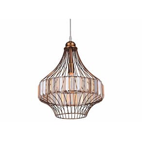 Pendente Princess Cobre 1X E27
