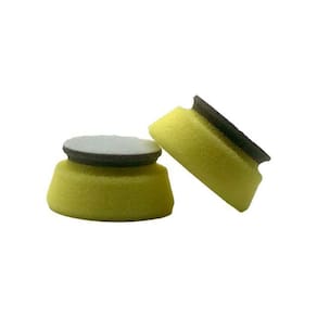 Boina De Polimento Corte Médio Amarela/Cinza 1,5`-Toolsystem