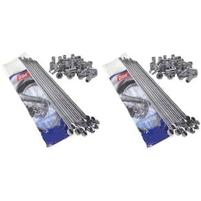 Raio Para Roda Honda Crf 250 Kit Dianteiro + Traseiro 4Mm Cromado Shiver