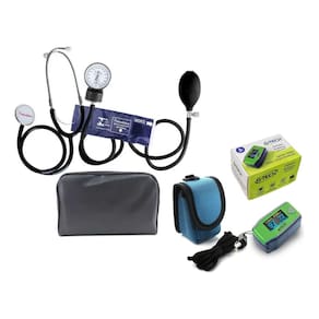 Kit Esfigmomanometro Infantil + Oximetro Infantil G-tech