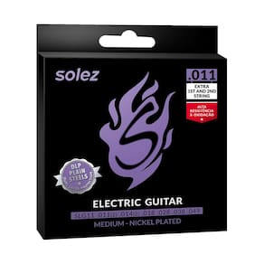 Encordoamento Guitarra Solez 011 049 SLG11 Nickel Plated