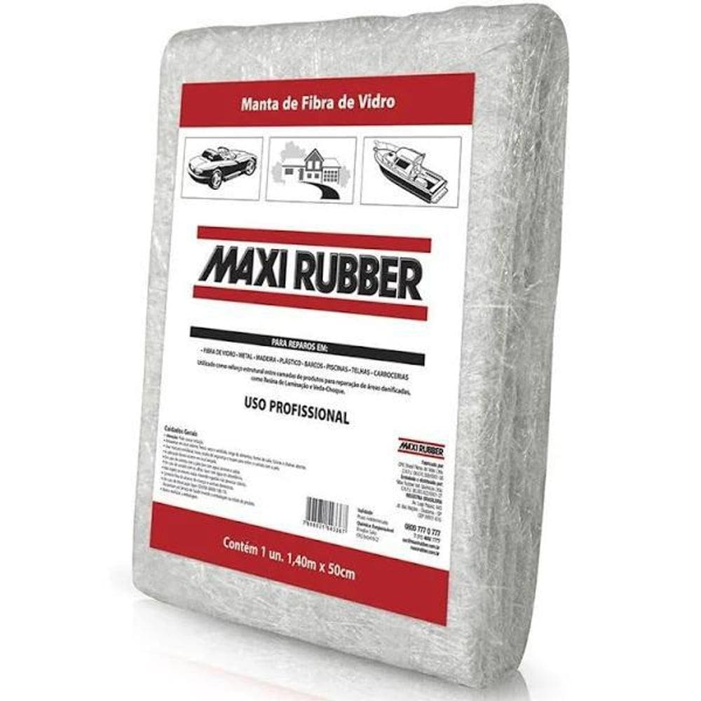 Manta Fibra Vidro 320G 1,40Mx0,50M Maxi Rubber