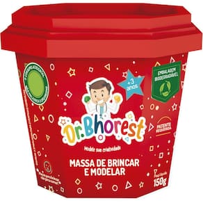 Massa Para Modelar Vermelha 150G