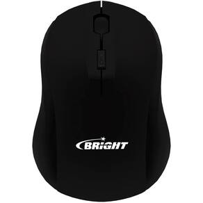 Mouse Óptico Sem Fio Escocia Preto - Bright Homologação: 26571106163