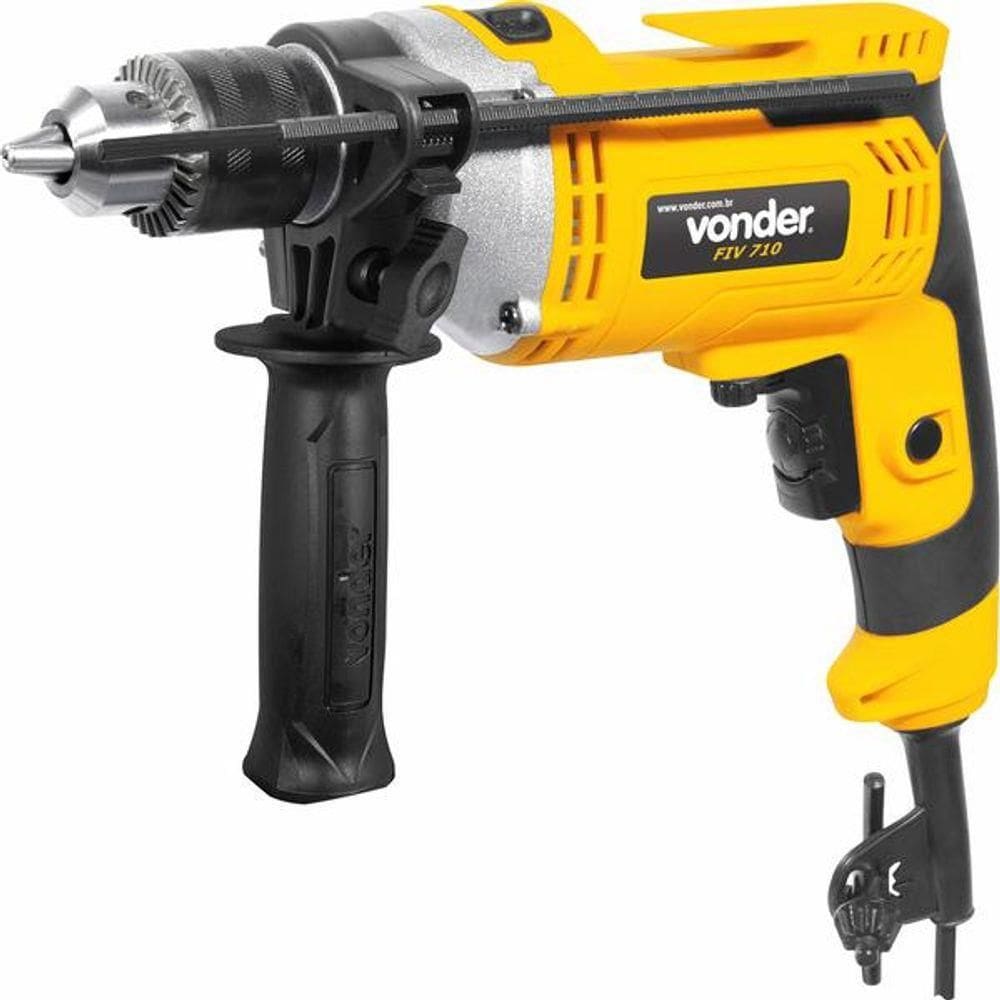 Furadeira Impacto 1/2 Fiv709 Kit C/9Pc - Vonder - 110V
