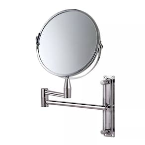 Espelho Aumento Dupla Face Articulado MOR 17cm 2x