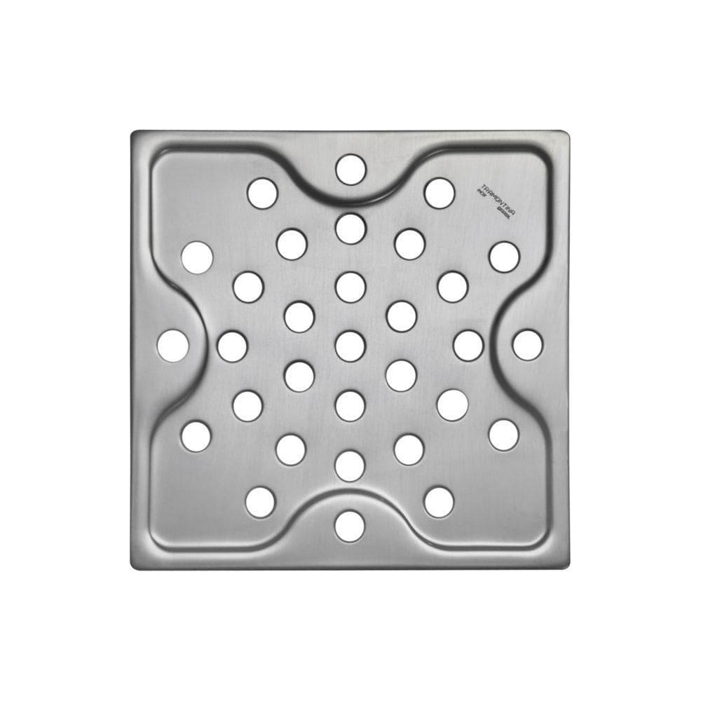 Ralo Quadrado Tramontina Em Aço Inox 10 Cm