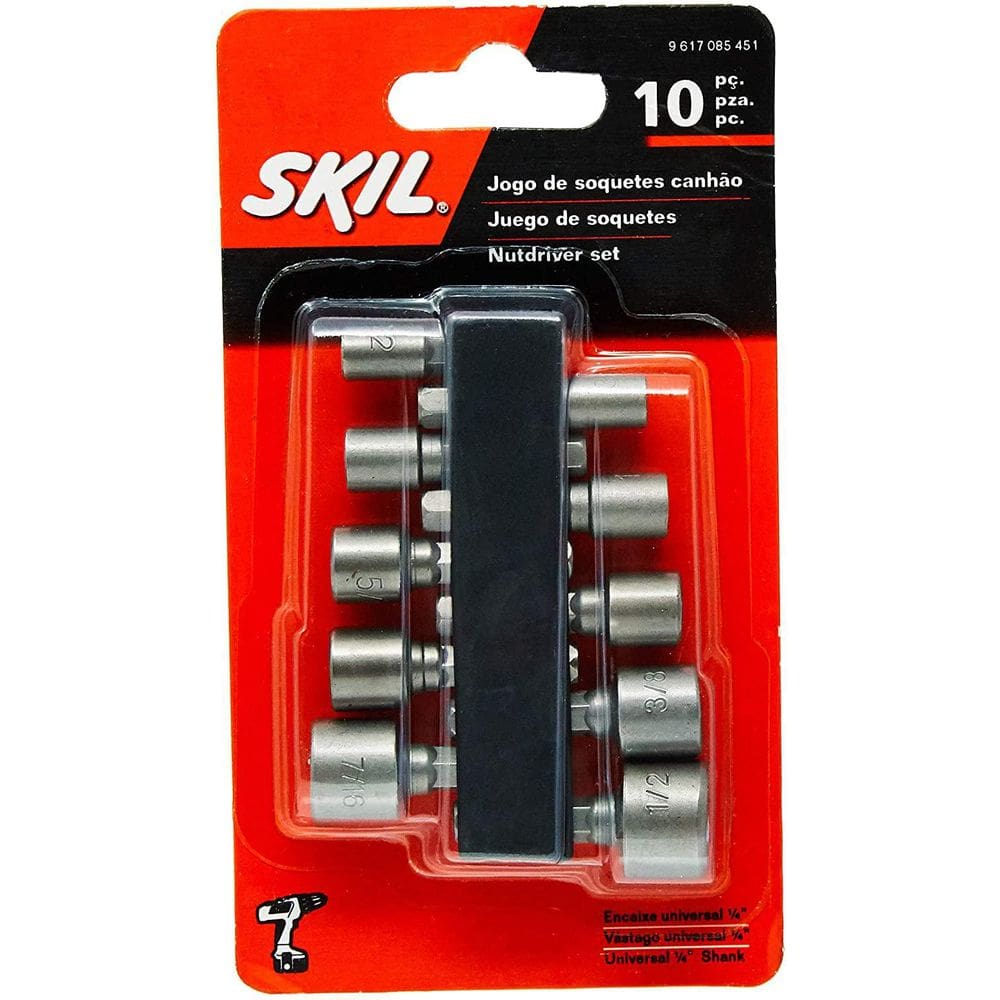 Skil Jogo De Soquetes 10 Peças