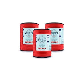 Kit 3 Fio Náutico Slim - Cor Vermelho Círculo