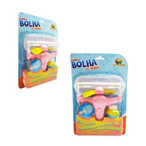 Lança Bolha De Sabão Bolhas Grandes - Bubble Rosa