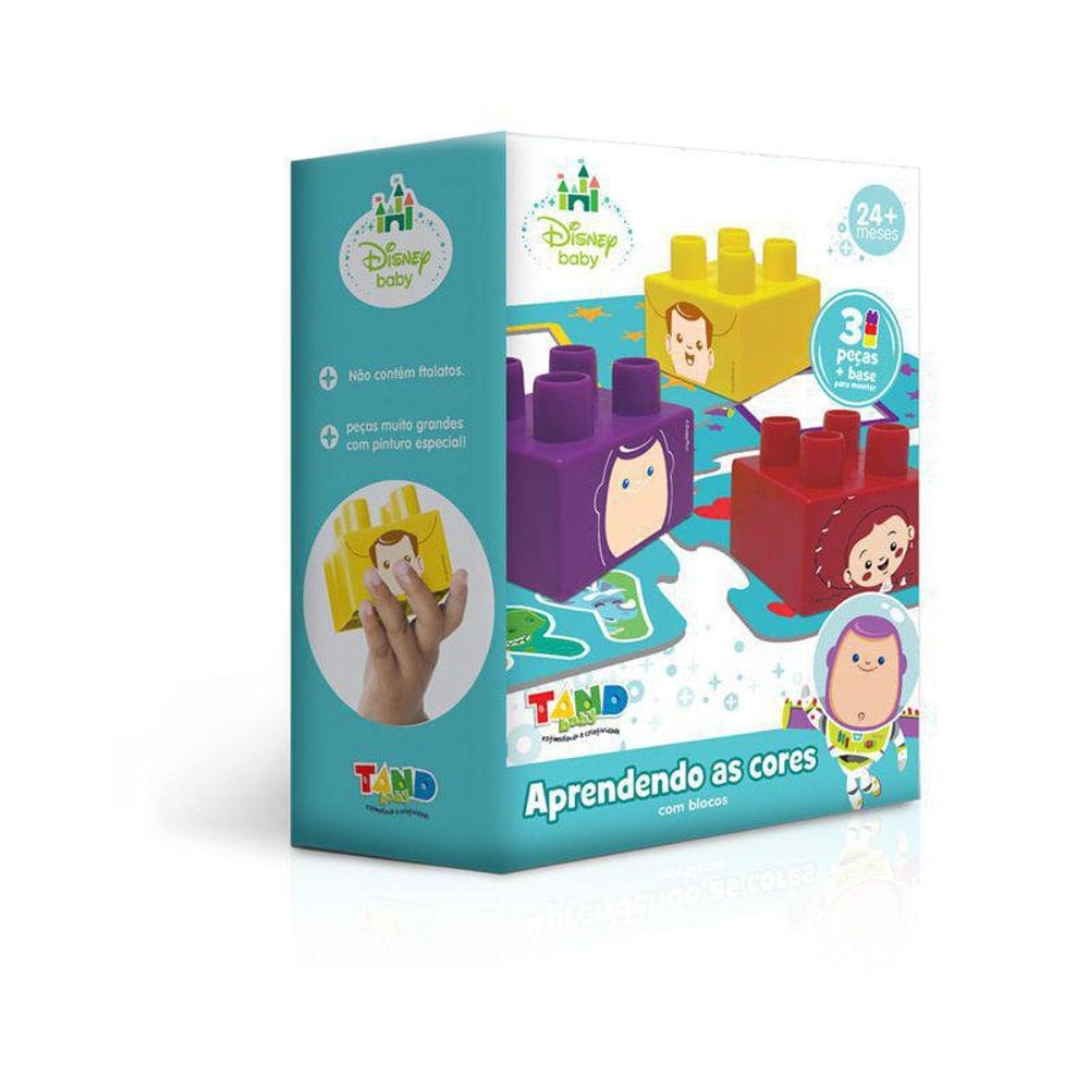 Blocos De Montar Aprendendo As Cores 2601 Toyster