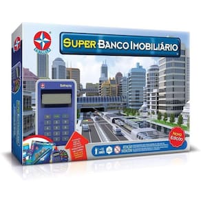 Super Banco Imobiliário Nova Versão Tabuleiro + Cartões