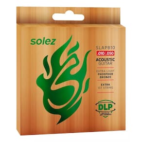 Encordoamento Solez Bronze Calibre 0.010 Para Violão