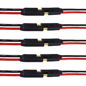 Conector 2 Vias Technoise Fio 4,0mm - Pacote Com 5 Peças
