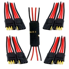 Conector 4 Vias Technoise Fio 4,0mm - Pacote Com 5 Peças