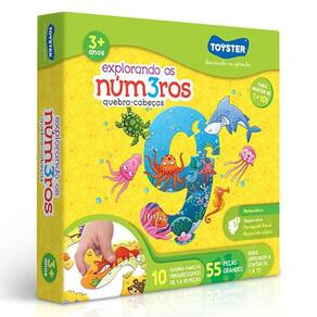 Quebra-Cabeças Educativo Explorando Os Números - Toyster