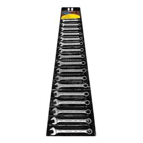 Kit Chave Combinada Tramontina Cromada 17 Peças 6 a 22mm