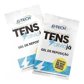 1 Par de Gel condutor adesivo de reposição para eletroestimulador TENS ALIVIO JÁ