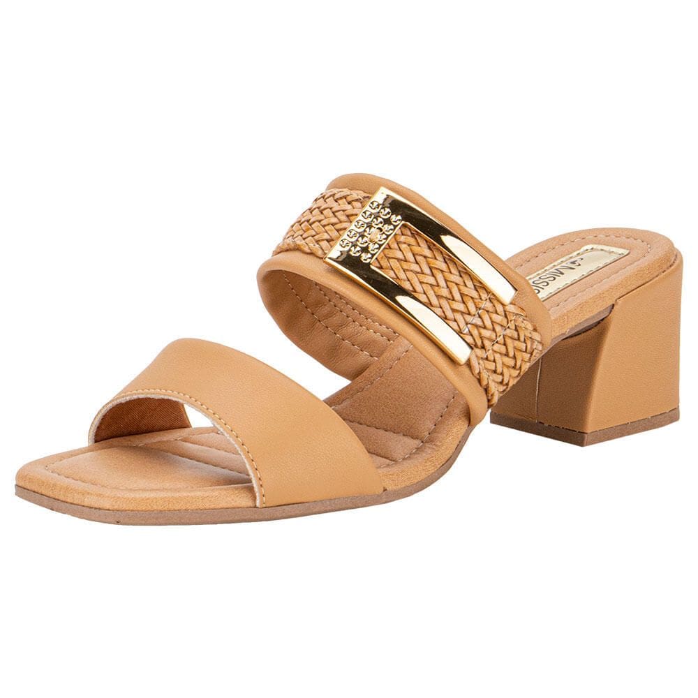 Tamanco Feminino Salto Grosso Mississipi Mb833