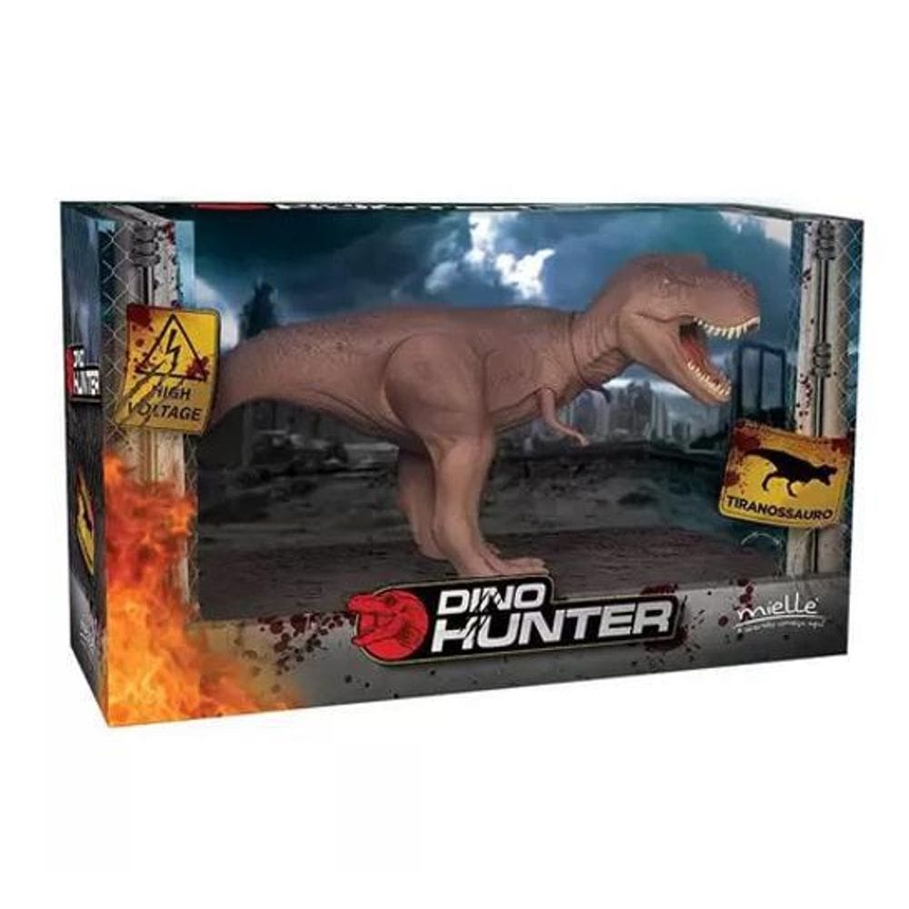 Dinossauro Tiranossauro Dino Hunter Card Brinquedo Infantil