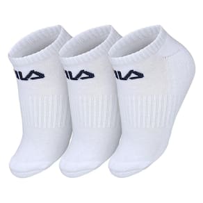 Meia Fila LS330040 - 39 ao 43 - Pack com 03 Pares - Branca