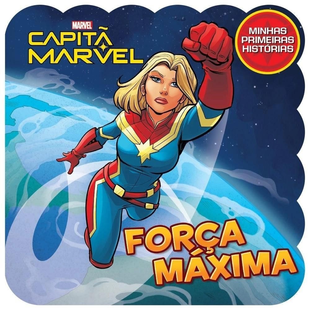 Livro Minhas Primeiras Histórias - Marvel - Captain Marvel