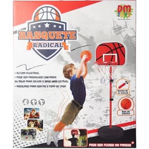 Cesta Basquete Ajustável - Kit Completo - 105cm a 139cm