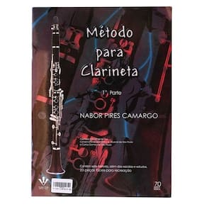 Método para Clarinete com 23 peças fáceis para recreação - 1ª Parte - NABOR PIRES CAMARGO
