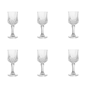 Conjunto de Taças de Vidro para Licor 6 Peças 60 ml Diamante Lyor