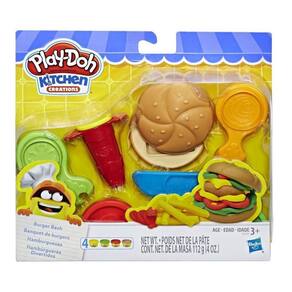 Play Doh Massinha Hambúrgueres Divertidos Hasbro - E2391