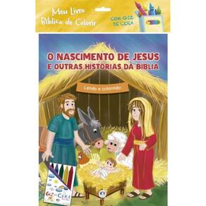 Meu Livro Biblico Para Colorir - O Nasc. De Jesus