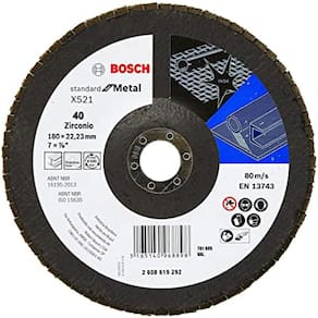 Disco Flap Para Metal 7 Grão 40 Bosch