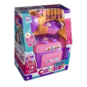 Kit Combo Cozinha Fogão Play Cooker 7817 Zuca Toys
