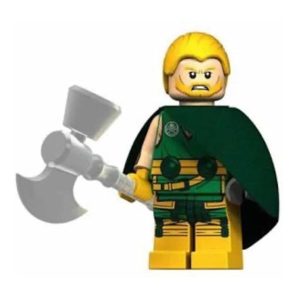 Boneco Blocos De Montar Thor Hydra Marvel