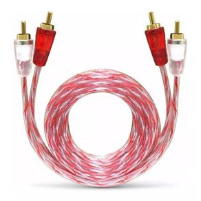 Cabo Coaxial Rca Stetsom 1 Metro Banhado A Ouro
