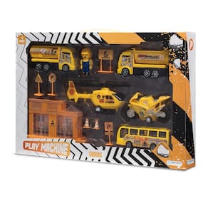 Play Machine Construção Obras Amarelo Br972 Multilaser