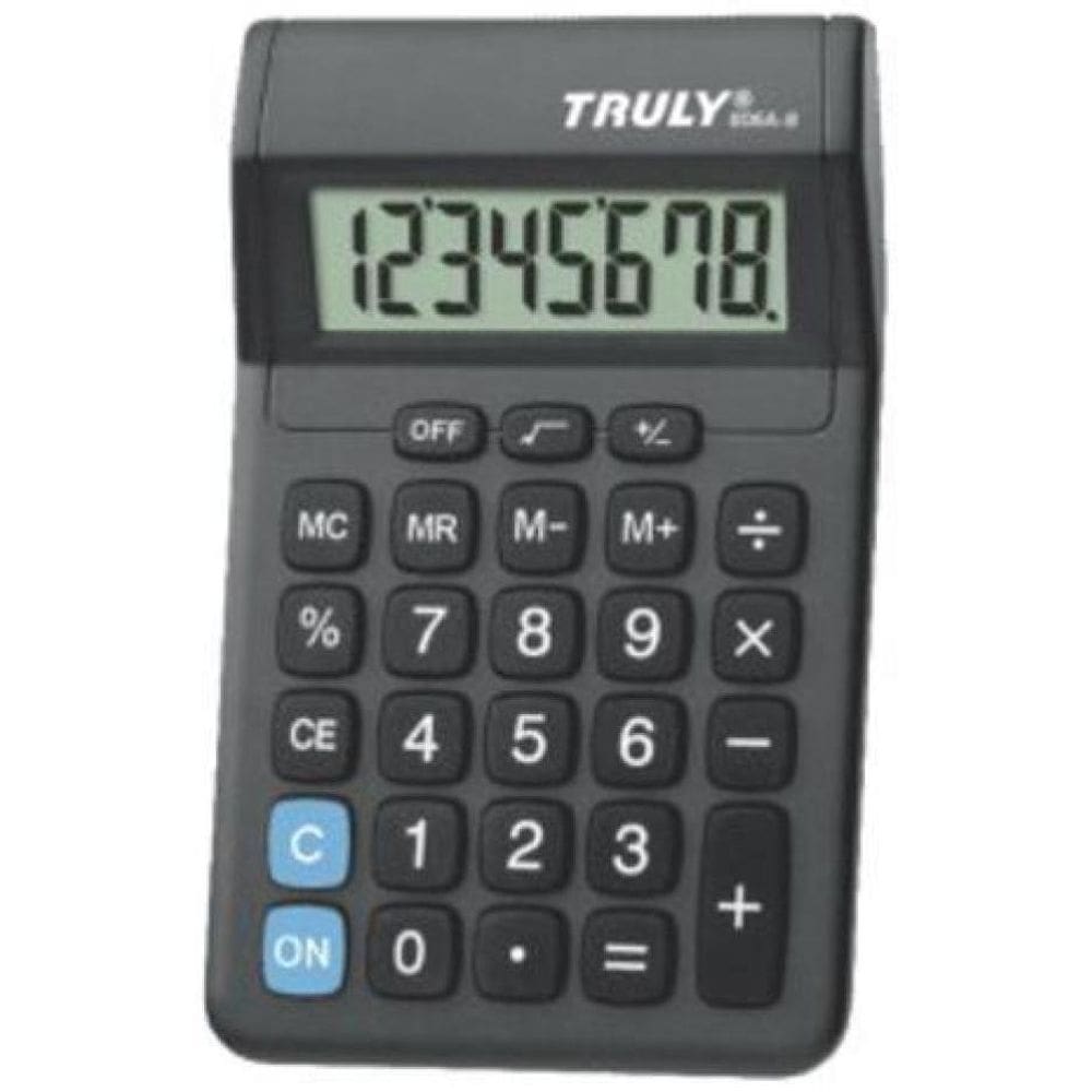 Calculadora De Mesa Truly 806A 8 Dígitos