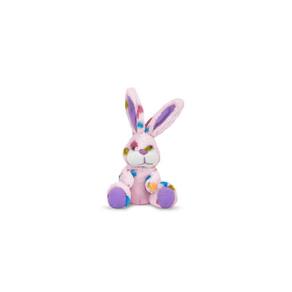 Coelho De Pelúcia Fantasy Rosa 20 Cm Antialérgico